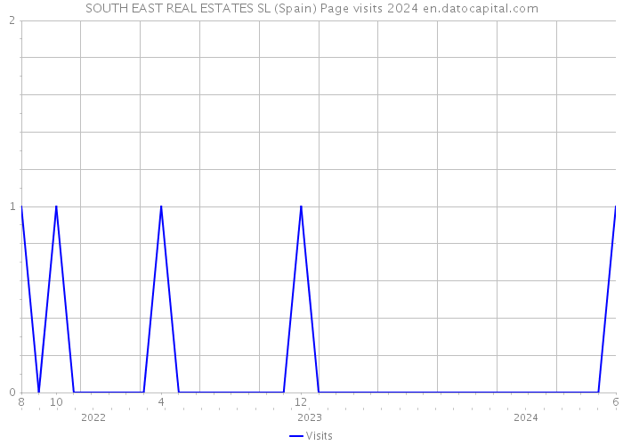 SOUTH EAST REAL ESTATES SL (Spain) Page visits 2024 