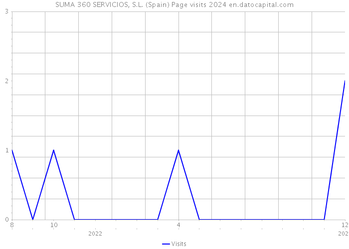 SUMA 360 SERVICIOS, S.L. (Spain) Page visits 2024 