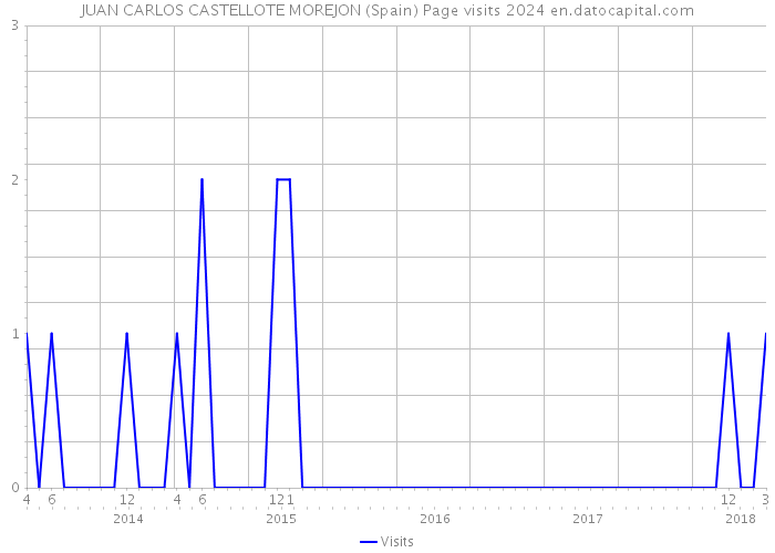 JUAN CARLOS CASTELLOTE MOREJON (Spain) Page visits 2024 