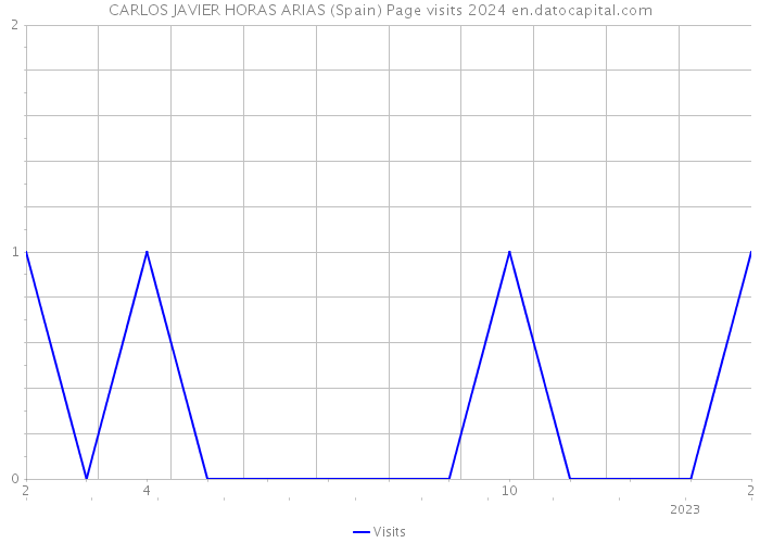 CARLOS JAVIER HORAS ARIAS (Spain) Page visits 2024 