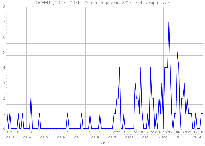 POCHELU JORGE TORNINI (Spain) Page visits 2024 