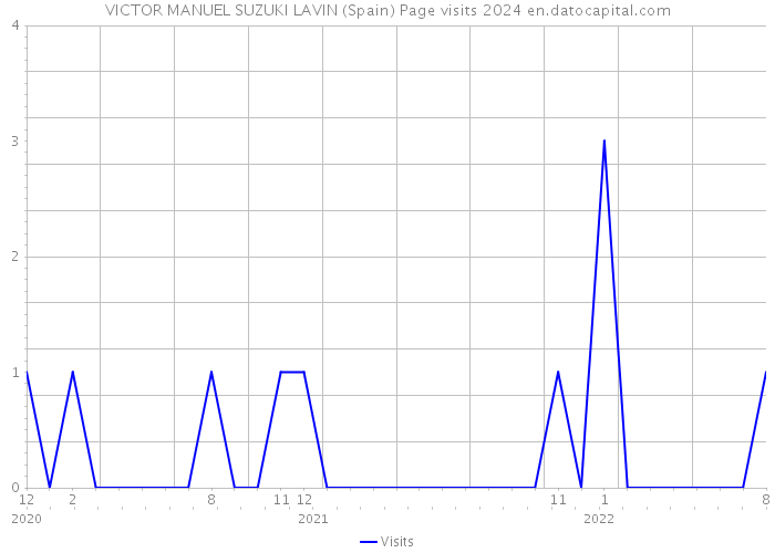 VICTOR MANUEL SUZUKI LAVIN (Spain) Page visits 2024 