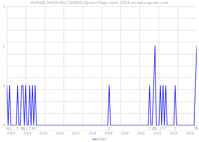 RAFAEL MASAVEU CARDIN (Spain) Page visits 2024 