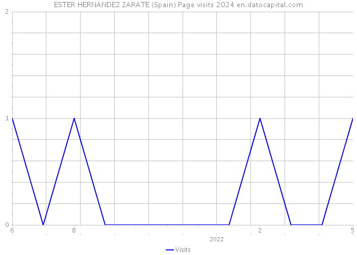 ESTER HERNANDEZ ZARATE (Spain) Page visits 2024 