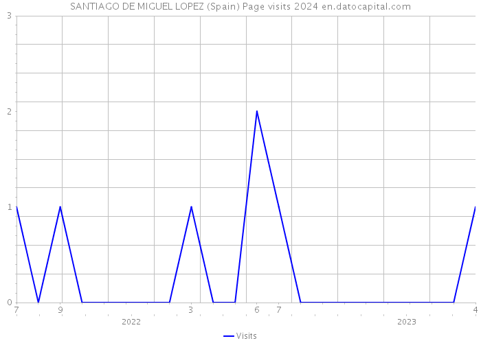 SANTIAGO DE MIGUEL LOPEZ (Spain) Page visits 2024 