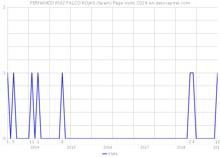 FERNANDO RUIZ FALCO ROJAS (Spain) Page visits 2024 