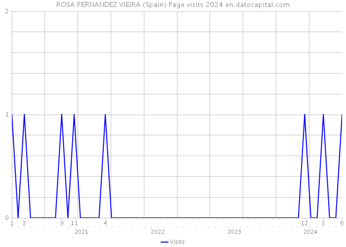 ROSA FERNANDEZ VIEIRA (Spain) Page visits 2024 