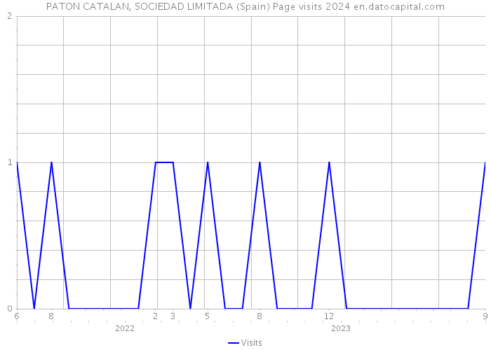 PATON CATALAN, SOCIEDAD LIMITADA (Spain) Page visits 2024 