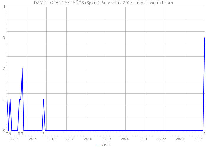 DAVID LOPEZ CASTAÑOS (Spain) Page visits 2024 
