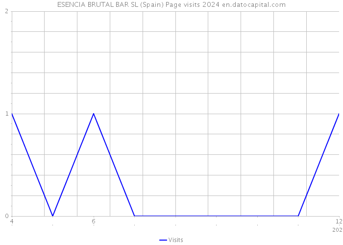 ESENCIA BRUTAL BAR SL (Spain) Page visits 2024 
