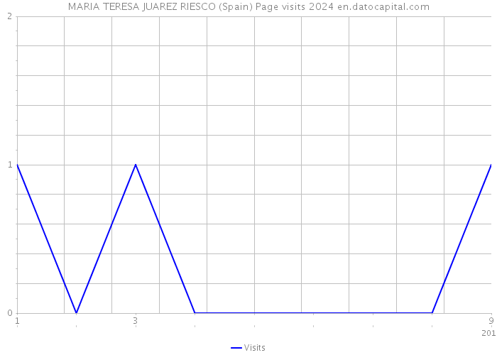 MARIA TERESA JUAREZ RIESCO (Spain) Page visits 2024 