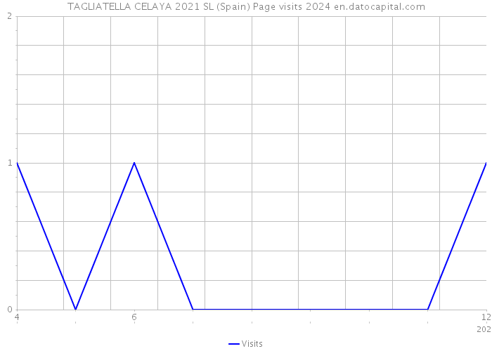 TAGLIATELLA CELAYA 2021 SL (Spain) Page visits 2024 