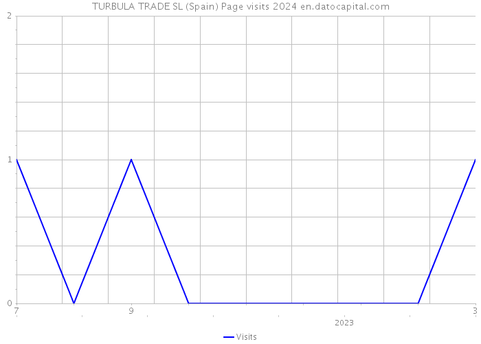 TURBULA TRADE SL (Spain) Page visits 2024 