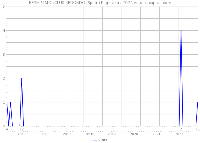 FERMIN MONCLUS REDONDO (Spain) Page visits 2024 