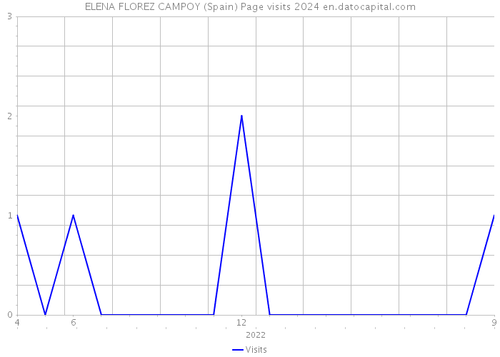 ELENA FLOREZ CAMPOY (Spain) Page visits 2024 