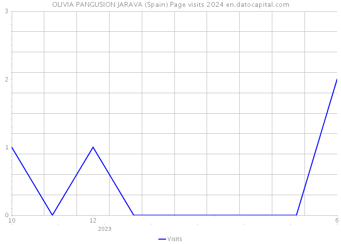 OLIVIA PANGUSION JARAVA (Spain) Page visits 2024 