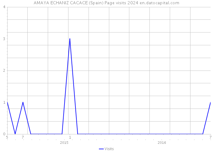 AMAYA ECHANIZ CACACE (Spain) Page visits 2024 