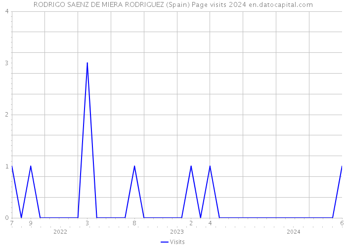 RODRIGO SAENZ DE MIERA RODRIGUEZ (Spain) Page visits 2024 