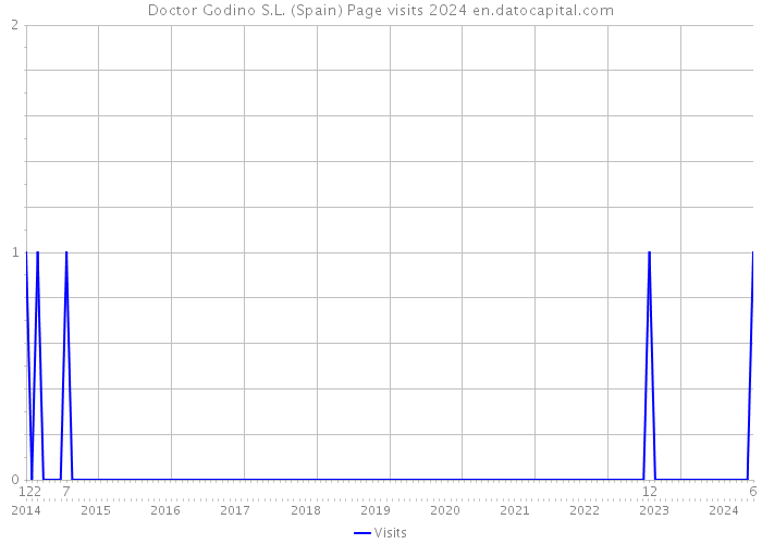 Doctor Godino S.L. (Spain) Page visits 2024 