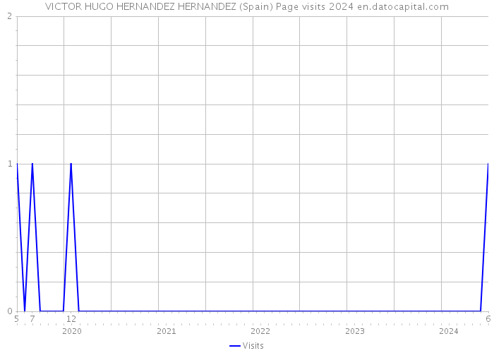 VICTOR HUGO HERNANDEZ HERNANDEZ (Spain) Page visits 2024 