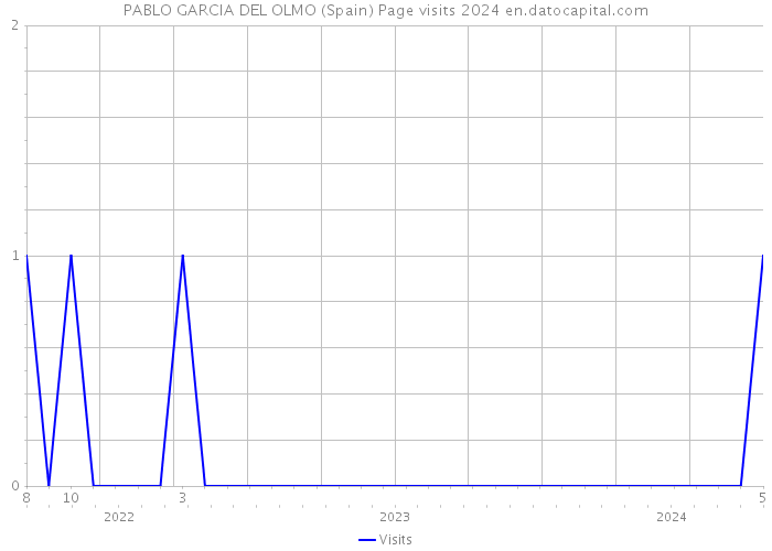 PABLO GARCIA DEL OLMO (Spain) Page visits 2024 