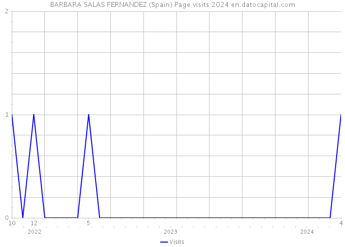BARBARA SALAS FERNANDEZ (Spain) Page visits 2024 