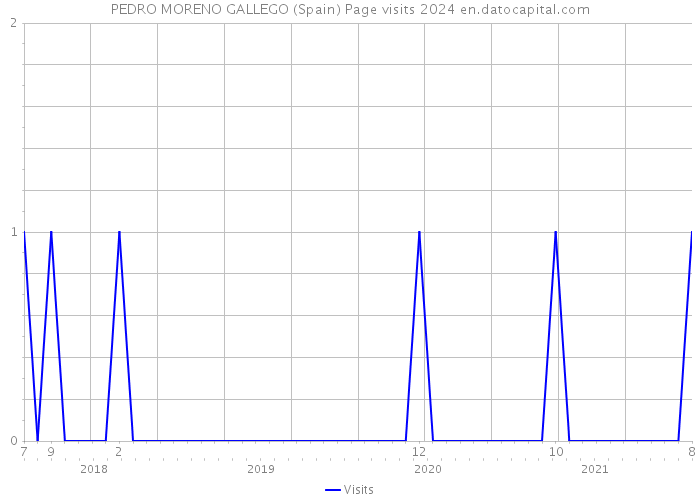 PEDRO MORENO GALLEGO (Spain) Page visits 2024 