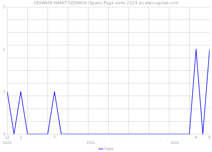 KESWANI HAMIT KESWANI (Spain) Page visits 2024 