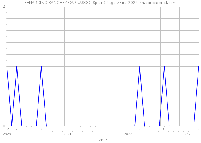 BENARDINO SANCHEZ CARRASCO (Spain) Page visits 2024 