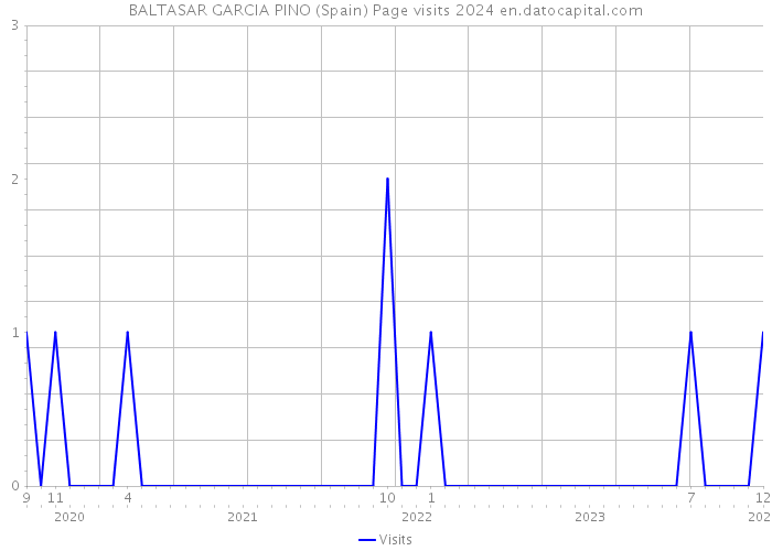 BALTASAR GARCIA PINO (Spain) Page visits 2024 