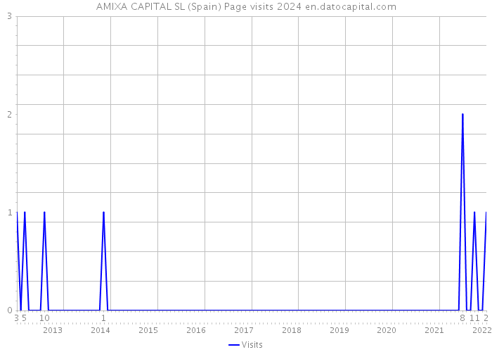 AMIXA CAPITAL SL (Spain) Page visits 2024 
