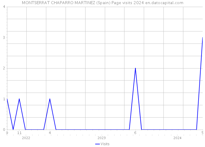 MONTSERRAT CHAPARRO MARTINEZ (Spain) Page visits 2024 
