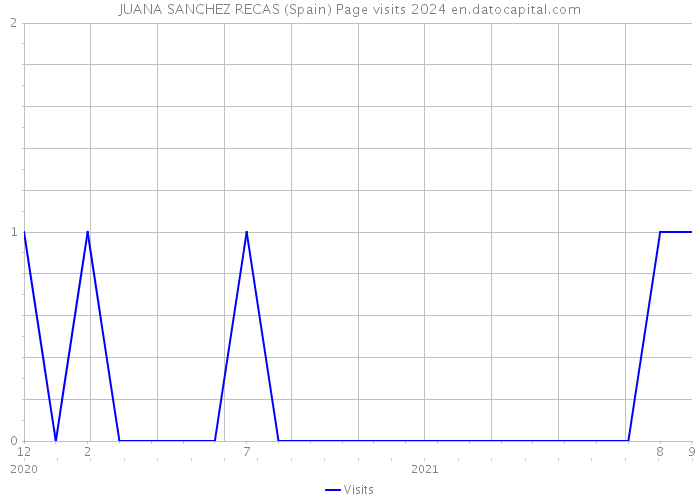 JUANA SANCHEZ RECAS (Spain) Page visits 2024 
