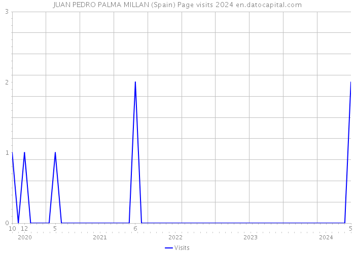 JUAN PEDRO PALMA MILLAN (Spain) Page visits 2024 