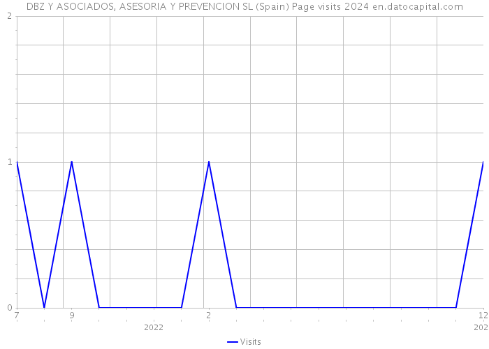 DBZ Y ASOCIADOS, ASESORIA Y PREVENCION SL (Spain) Page visits 2024 