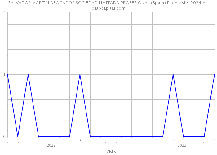SALVADOR MARTIN ABOGADOS SOCIEDAD LIMITADA PROFESIONAL (Spain) Page visits 2024 