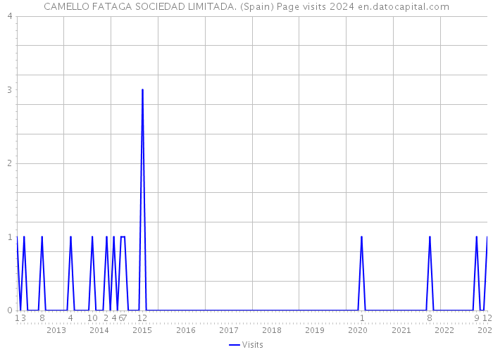 CAMELLO FATAGA SOCIEDAD LIMITADA. (Spain) Page visits 2024 
