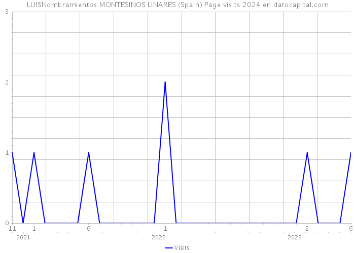 LUISNombramientos MONTESINOS LINARES (Spain) Page visits 2024 