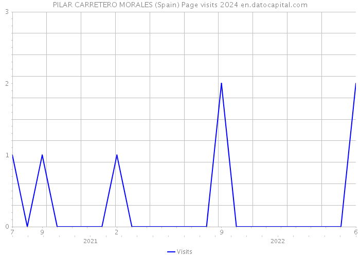 PILAR CARRETERO MORALES (Spain) Page visits 2024 