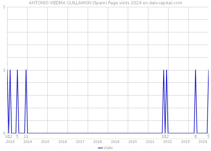 ANTONIO VIEDMA GUILLAMON (Spain) Page visits 2024 