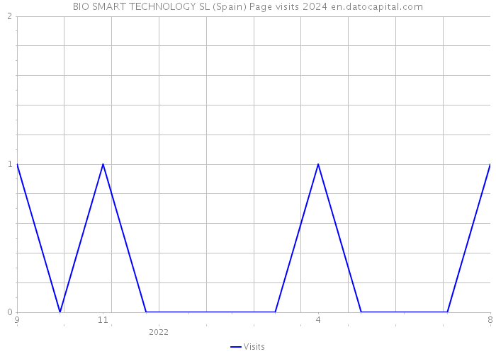 BIO SMART TECHNOLOGY SL (Spain) Page visits 2024 