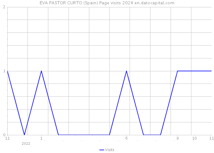 EVA PASTOR CURTO (Spain) Page visits 2024 