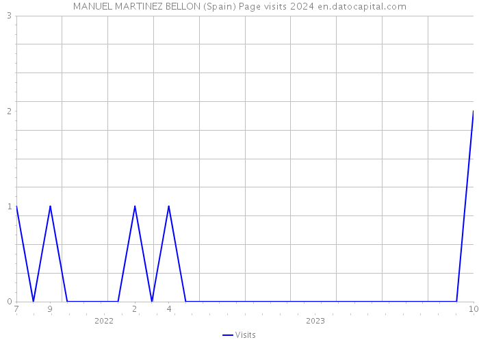 MANUEL MARTINEZ BELLON (Spain) Page visits 2024 