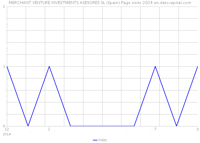 MERCHANT VENTURE INVESTMENTS ASESORES SL (Spain) Page visits 2024 