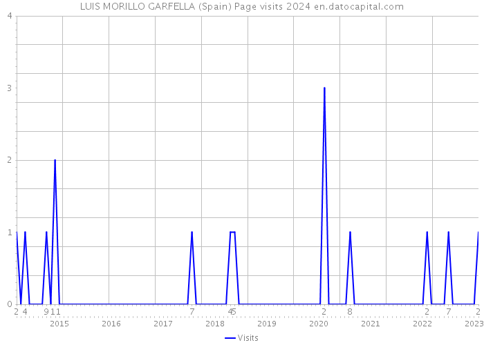 LUIS MORILLO GARFELLA (Spain) Page visits 2024 