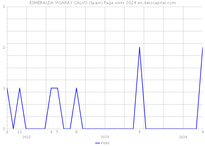 ESMERALDA VIGARAY CALVO (Spain) Page visits 2024 