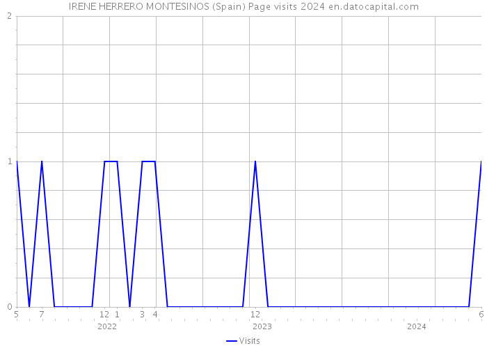 IRENE HERRERO MONTESINOS (Spain) Page visits 2024 