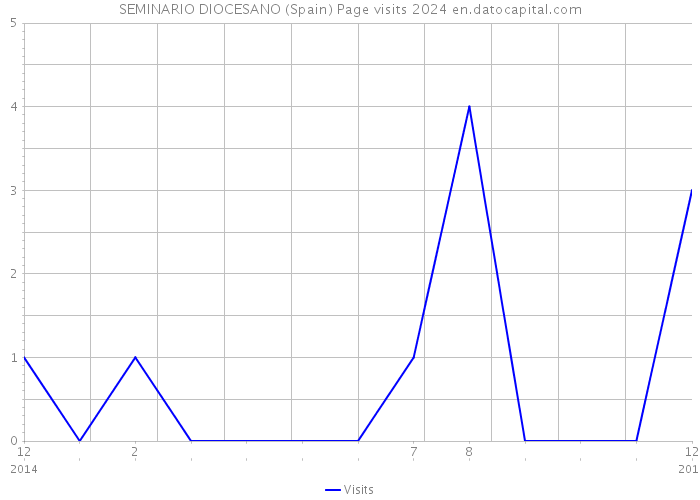 SEMINARIO DIOCESANO (Spain) Page visits 2024 
