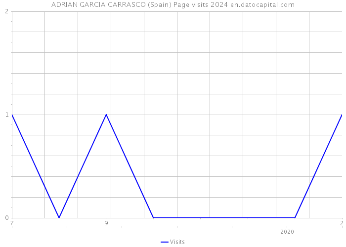 ADRIAN GARCIA CARRASCO (Spain) Page visits 2024 