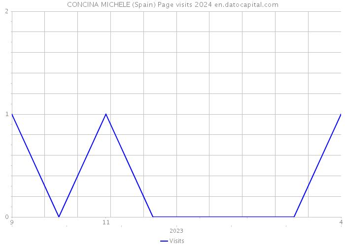 CONCINA MICHELE (Spain) Page visits 2024 